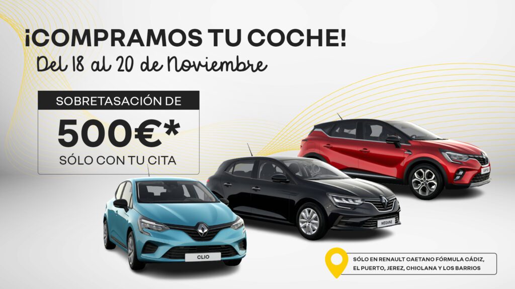 COMPRAMOS TU COCHE – Primer evento de compra de vehículos en Cádiz