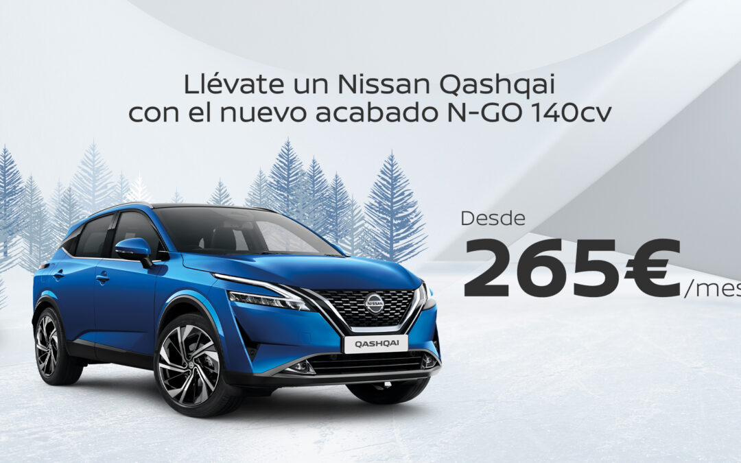 Estrena Nissan Qashqai con el nuevo acabado N-GO en Caetano Reicomsa