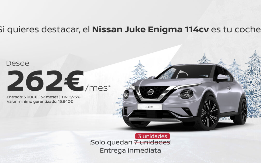 Nissan Juke enigma en Caetano Reicomsa, ¿Te atreves a destacar?