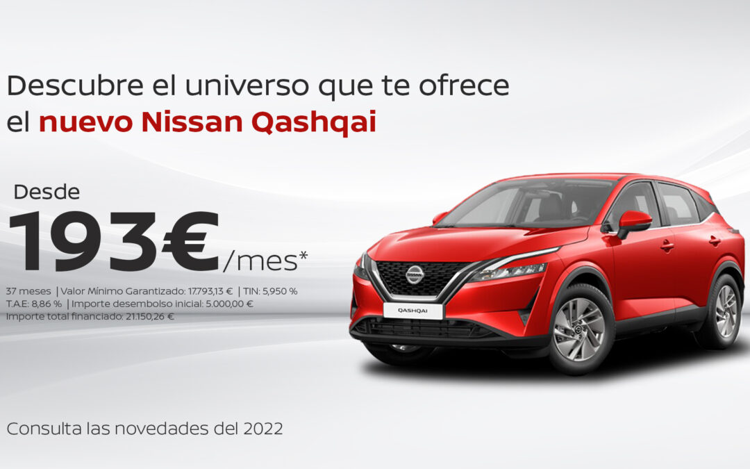 Descubre un universo de posibilidades con el nuevo Nissan Qashqai que te ofrece Caetano Reicomsa