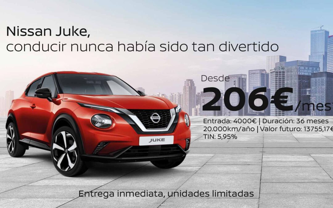 Conducir nunca había sido tan divertido con el Nissan Juke que te ofrecemos en Caetano Reicomsa