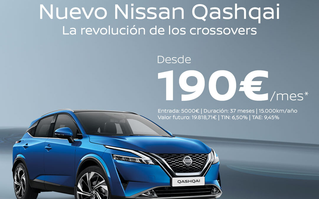 Tu nuevo Nissan Qashqai te está esperando en Caetano Reicomsa