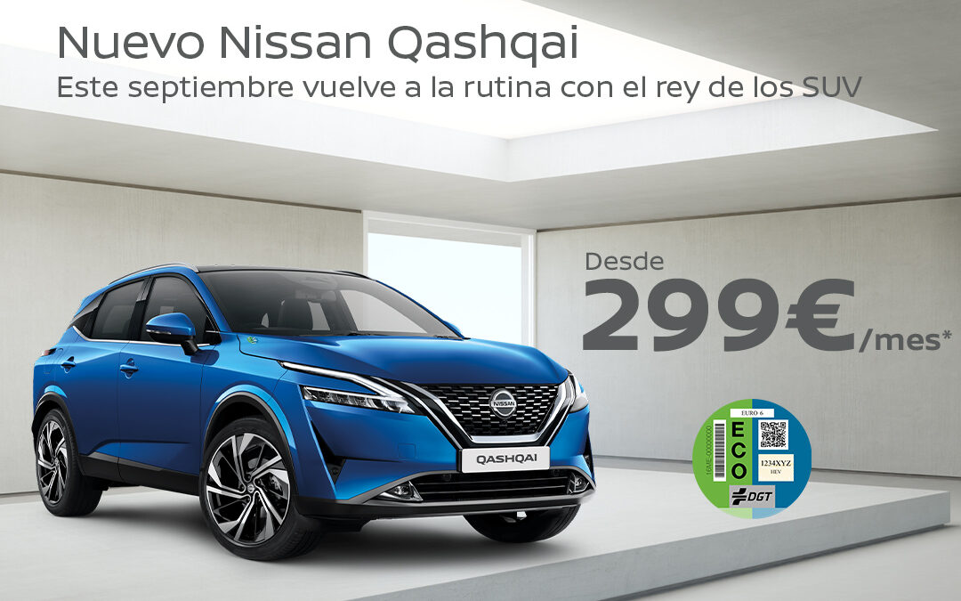 Nuevo Nissan Qashqai con entrega inmediata en Caetano Reicomsa